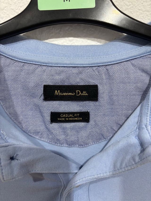 Polo Massimo Dutti Azul Talla L