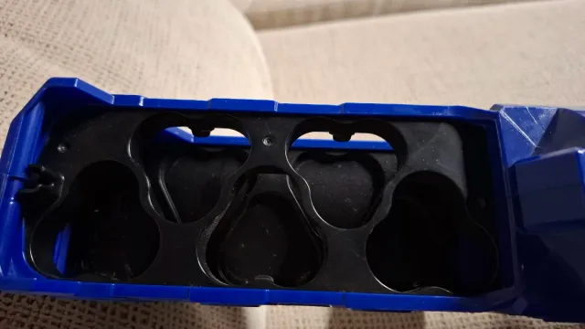 Pistola Nerf Trilogy DS-15 Azul y Naranja