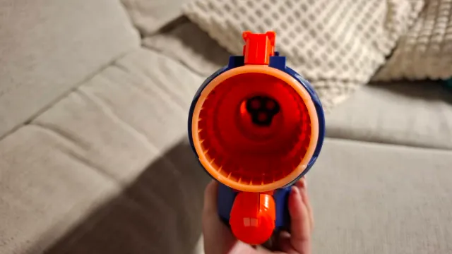 Pistola Nerf Trilogy DS-15 Azul y Naranja