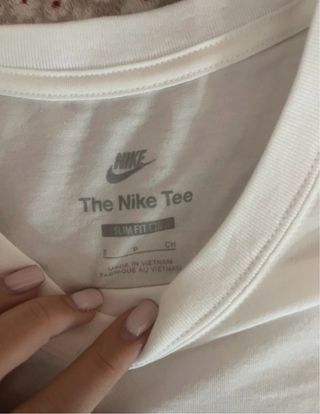 Maglietta crop Nike bianca taglia unica