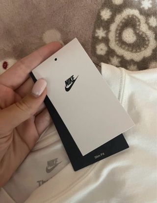 Maglietta crop Nike bianca taglia unica