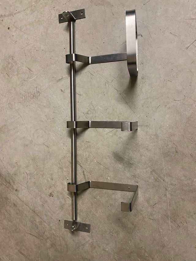 Barra colgador cocina 60cm con accesorios