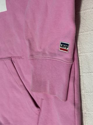 Sudadera Levi's Rosa con capucha Talla S