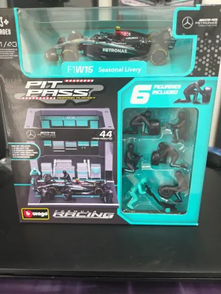 Set Pit Stop Mercedes AMG Petronas F1 Lewis Hamilt