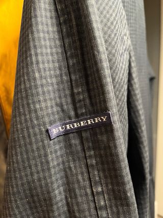 Chaqueta Burberry Cuadros Azul