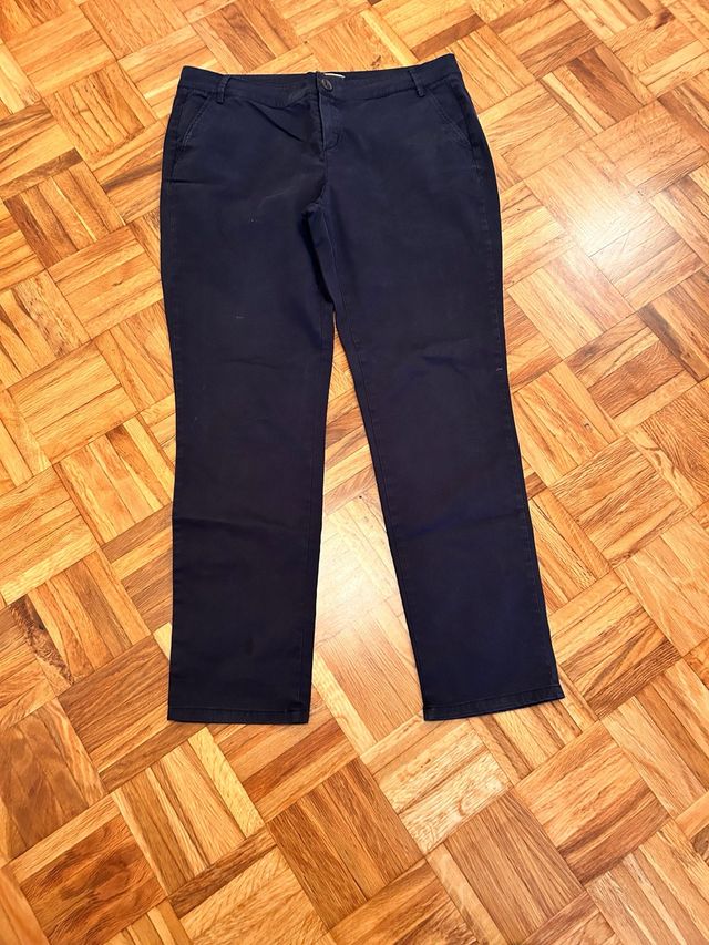 Pantalón señora Massimo Dutti azul