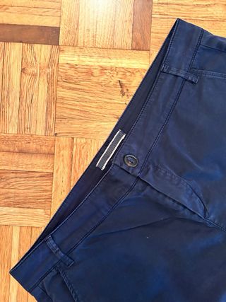 Pantalón señora Massimo Dutti azul