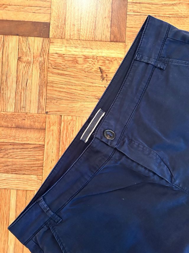 Pantalón señora Massimo Dutti azul