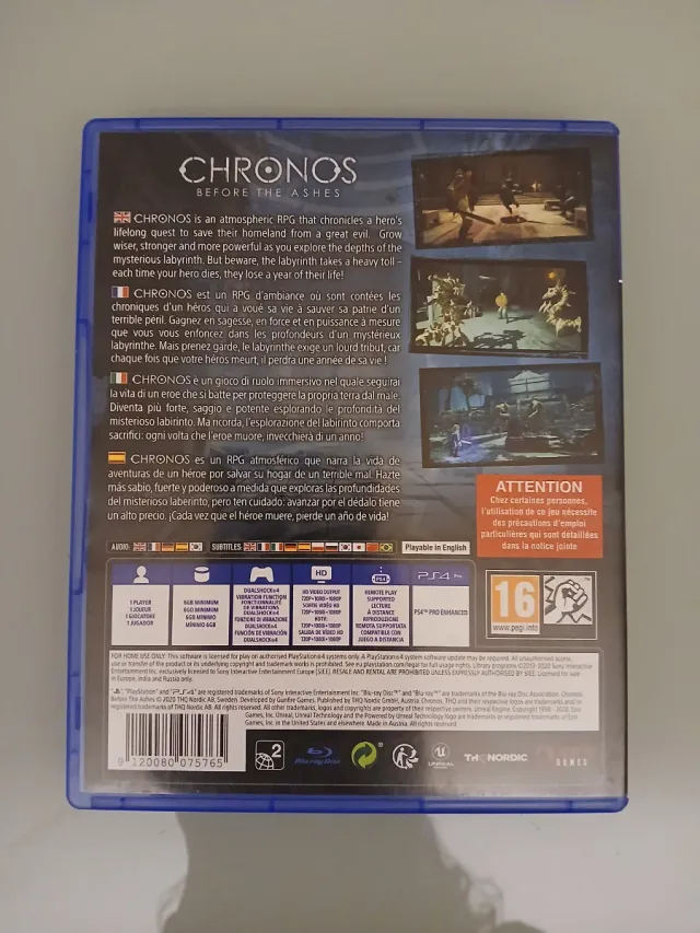 Juego PS4 Chronos: Before the Ashes
