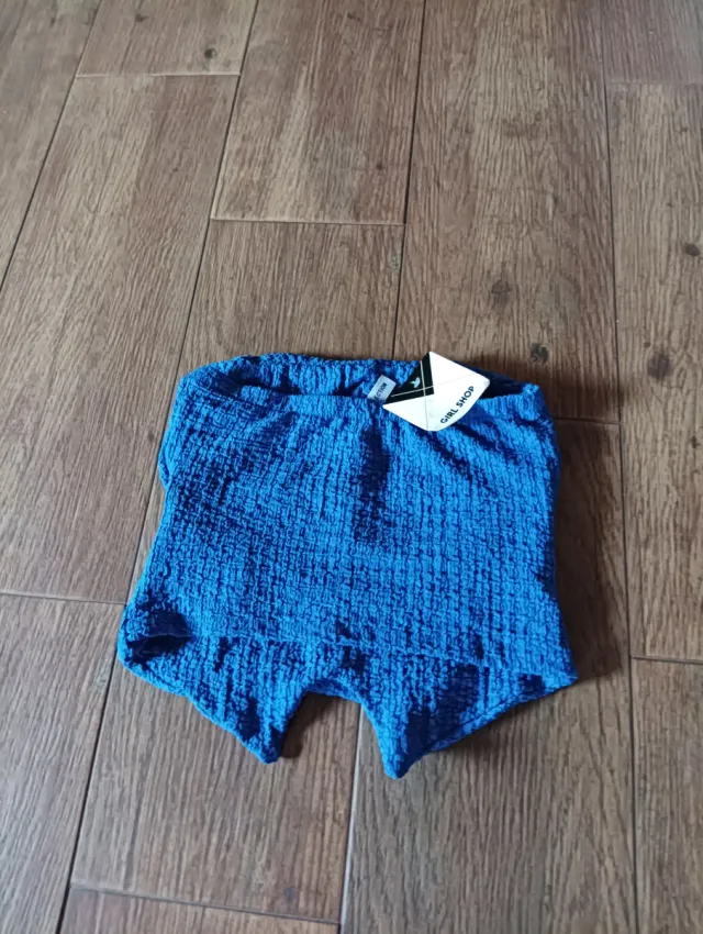 Conjunto top y pantalón azul