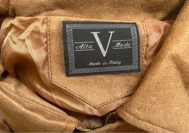 Chaqueta V Beige/Marrón Talla M