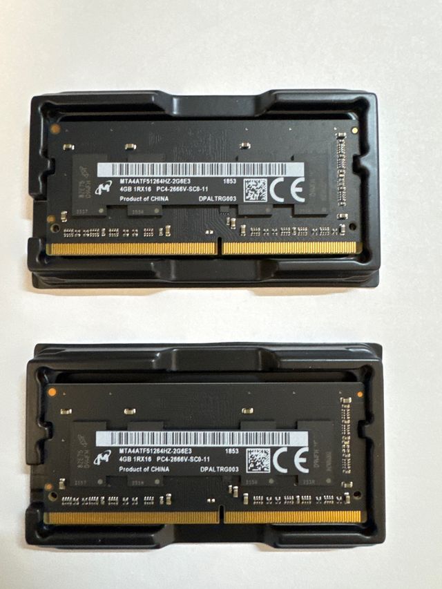 Memoria RAM Micron 8GB (4x2GB) DDR4 2666MHz
