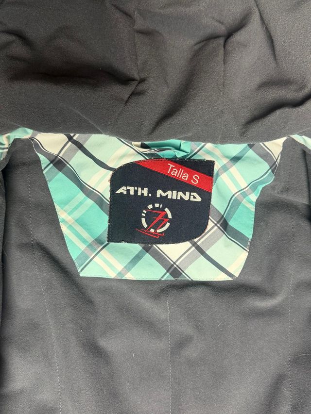 Abrigo ATHMIND Cuadros Turquesa