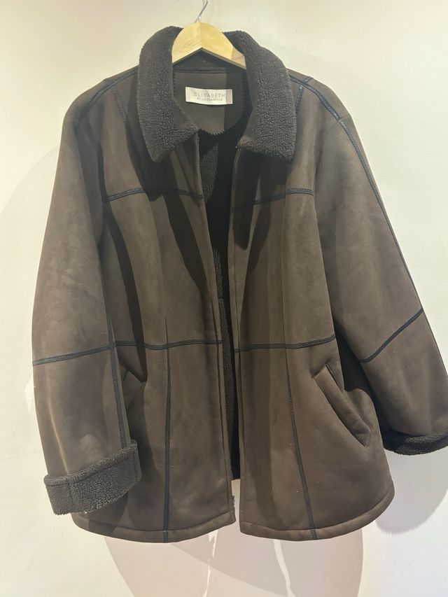 Abrigo marrón Elisabeth Talla XL