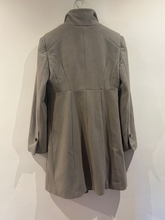 Abrigo Zara Talla S Gris