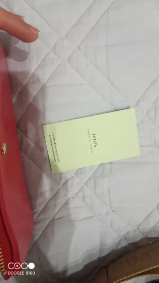 Billetera Tous Coral Brillante Original