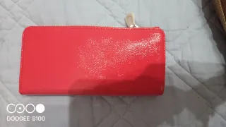 Billetera Tous Coral Brillante Original