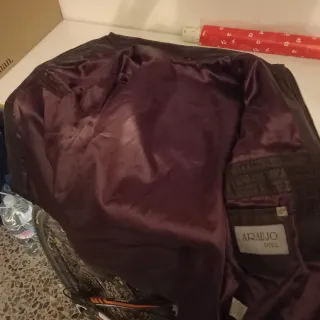 Chaqueta de piel marrón Talla 48
