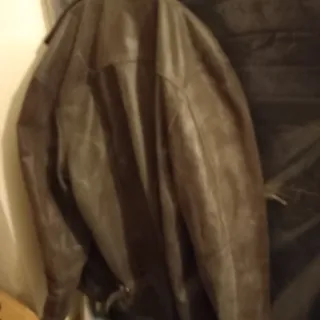 Chaqueta de piel marrón Talla 48