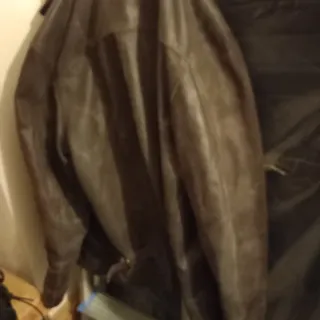 Chaqueta de piel marrón Talla 48