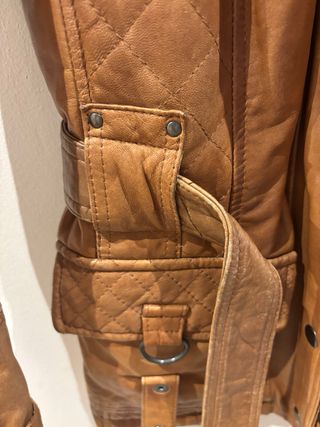 Chaqueta cuero biker Talla S