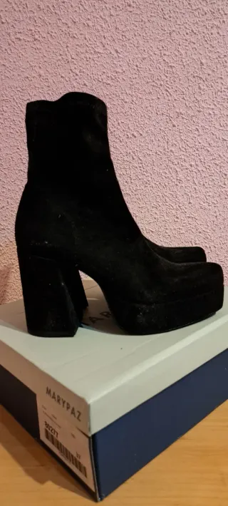 Botas de ante Plataforma Pull&Bear