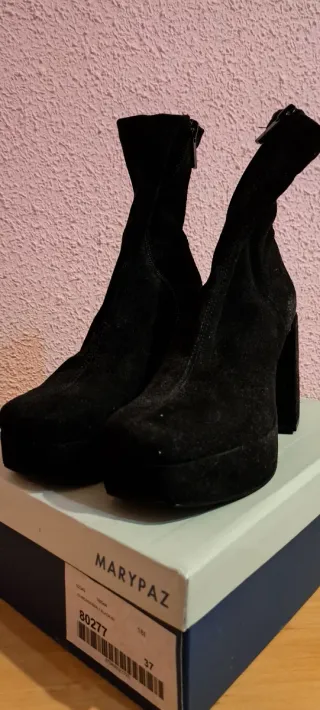 Botas de ante Plataforma Pull&Bear