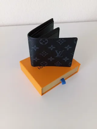 Cartera Louis Vuitton Monogram Negra y Gris