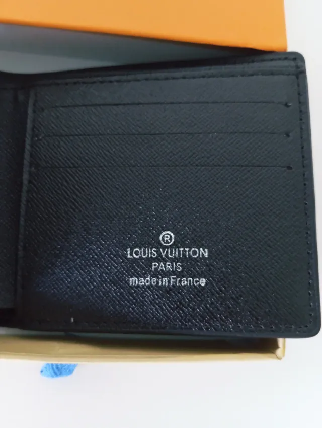 Cartera Louis Vuitton Monogram Negra y Gris