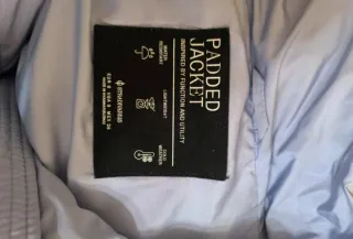 Cazadora acolchada mujer morada