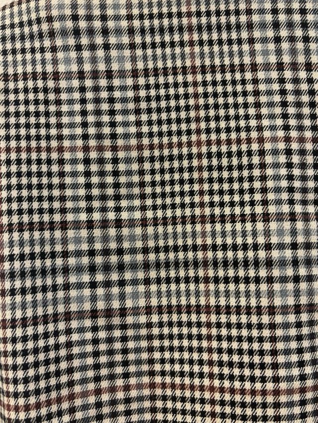 Chaqueta cuadros Zara Beige/Gris