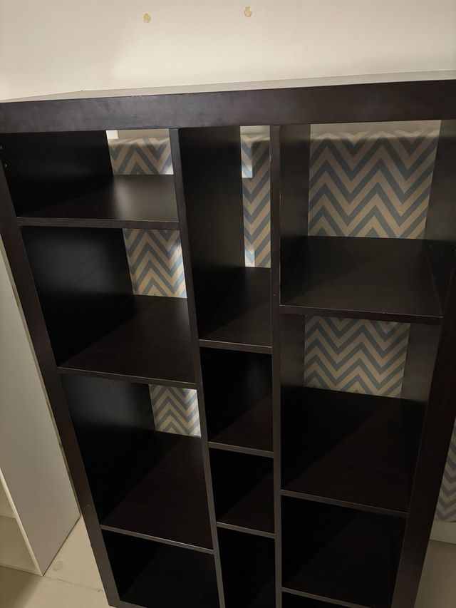 Scaffale modulare nero