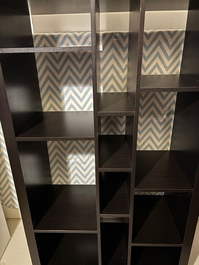 Scaffale modulare nero