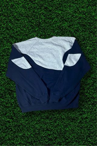 Sudadera Champion Vintage Azul y Gris