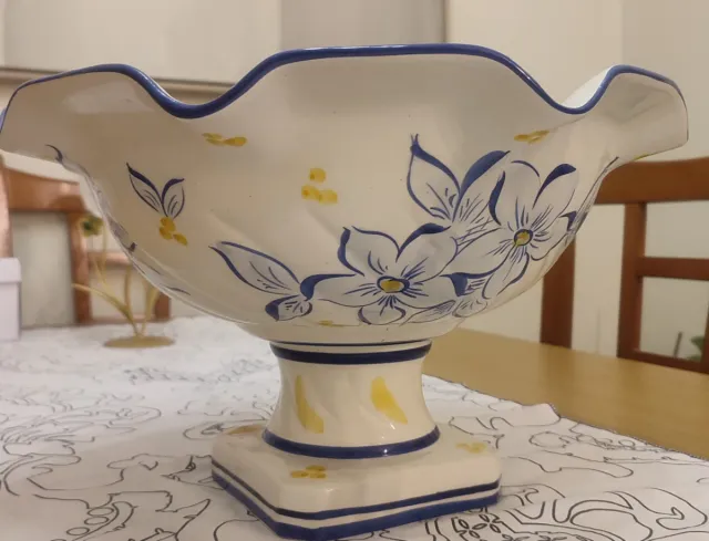 Frutero vintage flores azules