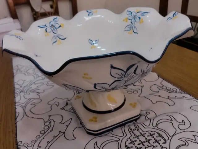 Frutero vintage flores azules