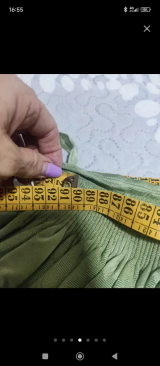 Traje de Fallera Verde y Blanco