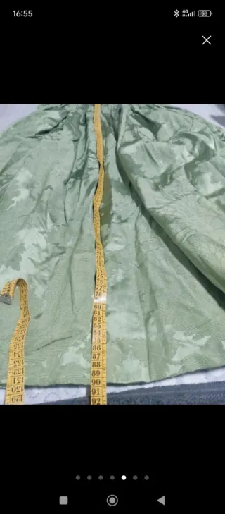 Traje de Fallera Verde y Blanco