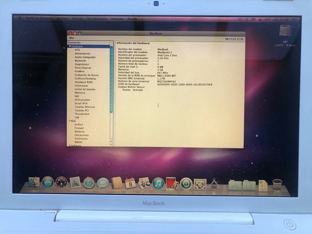 MacBook 2,1 (2006) Blanco