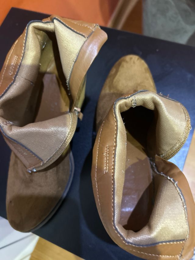 Botines camel Talla 37