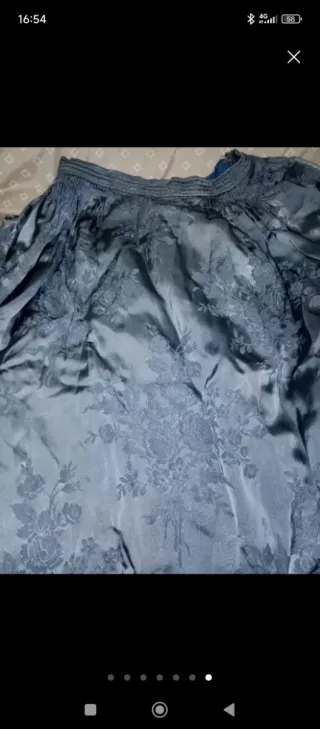 Traje de Fallera azul y blanco