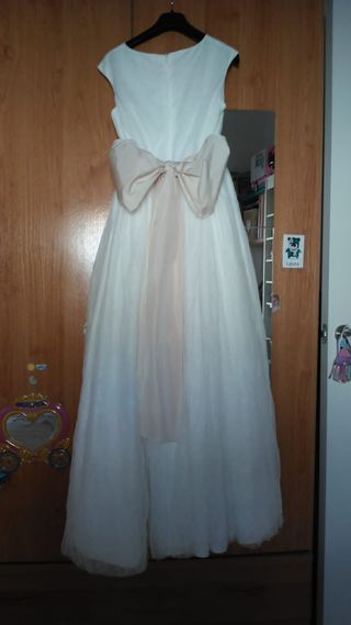 Vestido de comunión/fiesta niña blanco