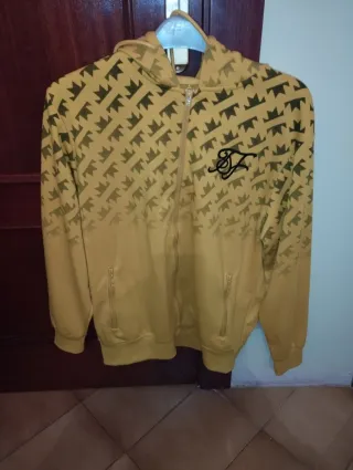 Sudadera con capucha X-NAME amarilla XXL