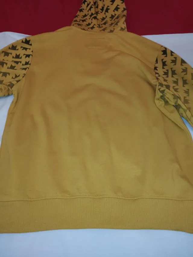 Sudadera con capucha X-NAME amarilla XXL