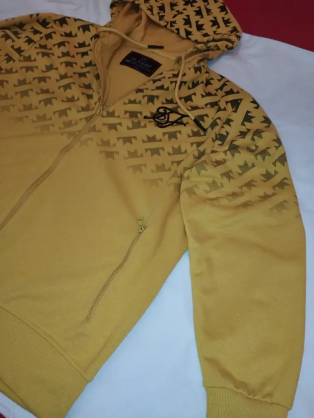 Sudadera con capucha X-NAME amarilla XXL