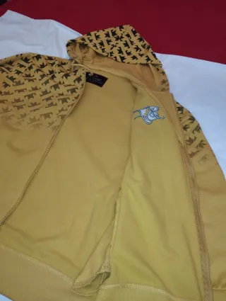 Sudadera con capucha X-NAME amarilla XXL