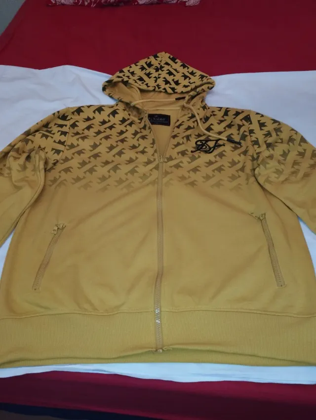 Sudadera con capucha X-NAME amarilla XXL