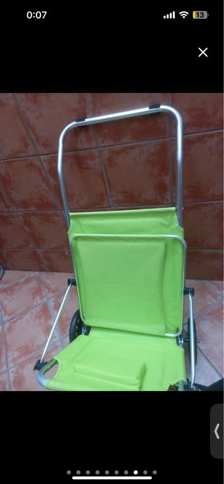 Hamaca/Carro Playa Plegable Verde