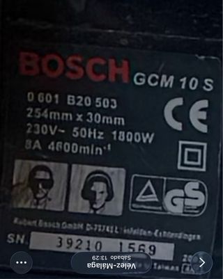 Ingletadora Bosch Telescópica