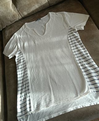 Camiseta blanca, XL